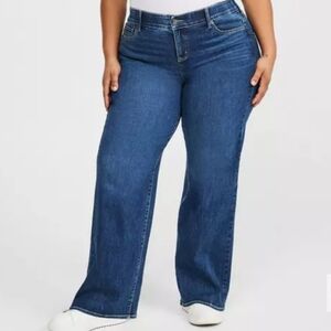 Torrid Bombshell Wide Leg Jean- size 18 regular